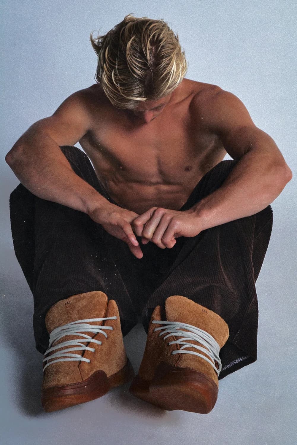 [260~290]이알엘 ERL VAMP 하이 스케이트 스니커즈/브라운 상품이미지2