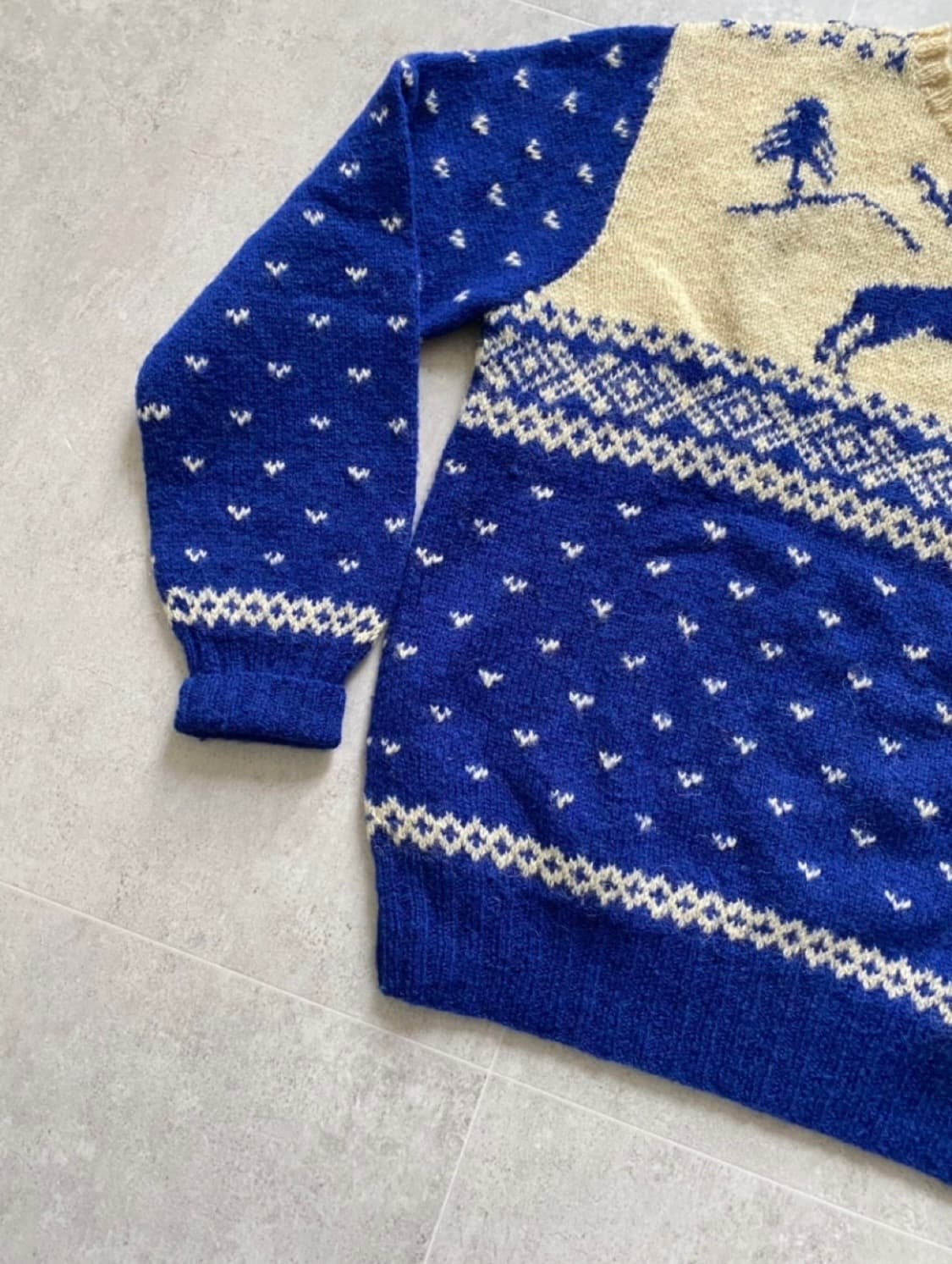 90's 폴로 랄프로렌 핸드니트 M(100-105) 상품이미지3