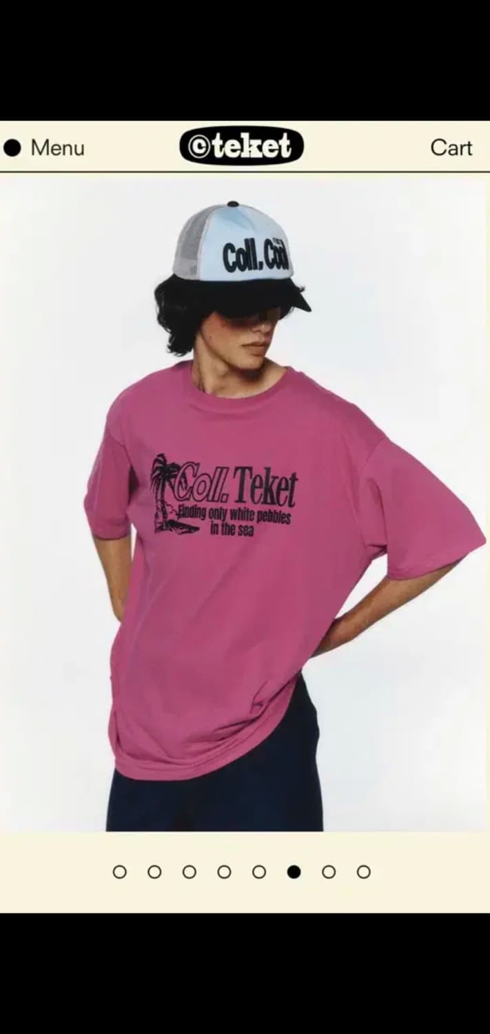 테켓 teket 하프티 반팔티 새상품 상품이미지1