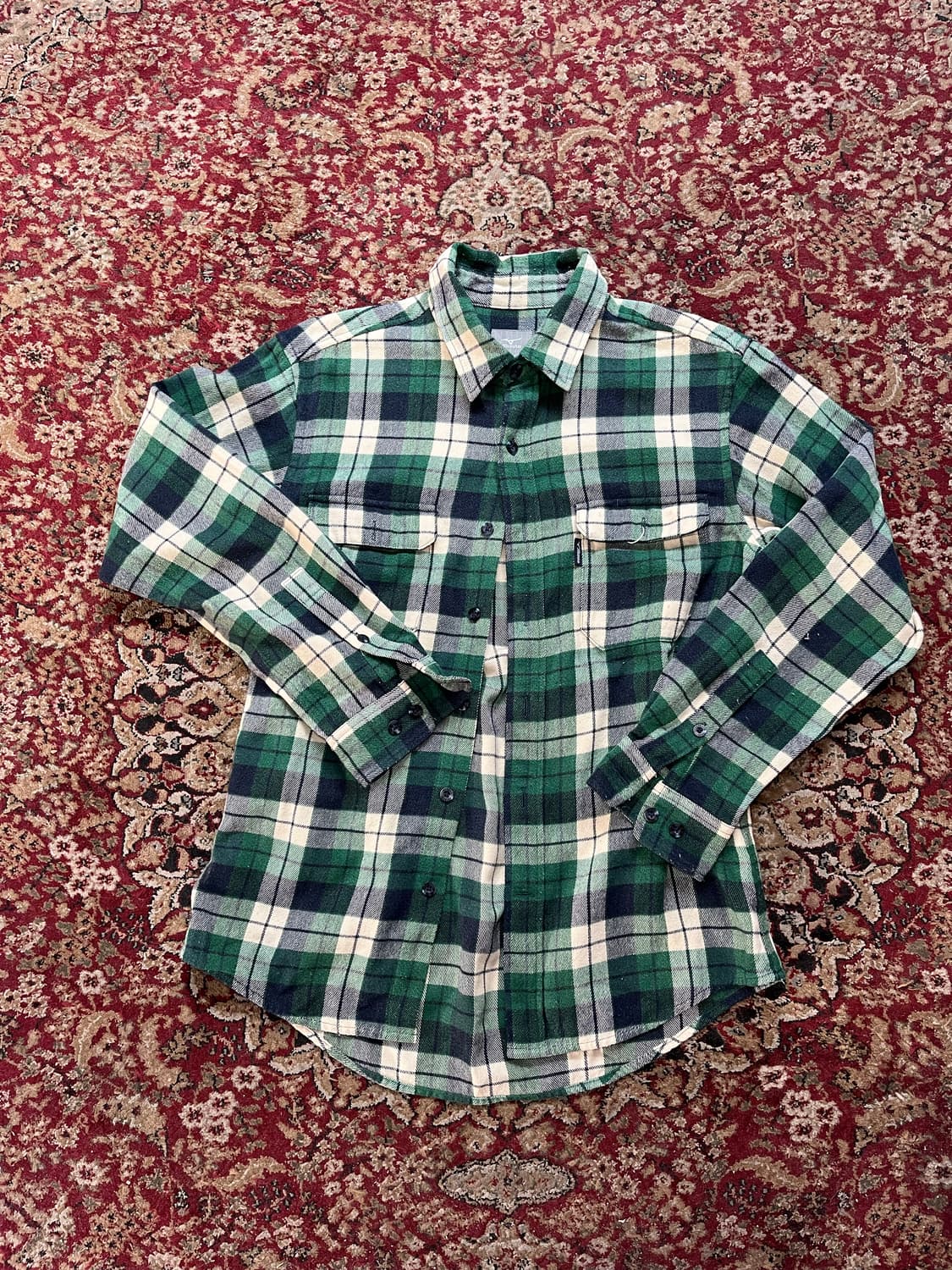  jp 미즈노 체크셔츠 상품이미지1