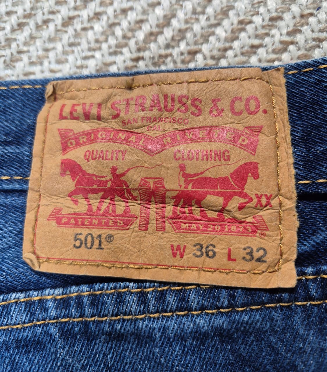 리바이스 501 36/32 ( p33 ) 상품이미지4