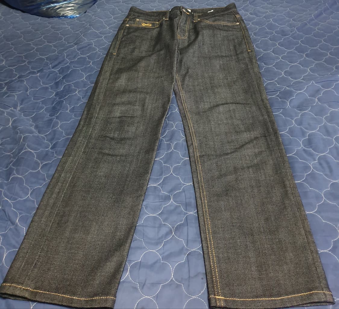 플랙 스티즈 B31 인디고 RAW 로우 스트레이트 데님팬츠 (32) 상품이미지1