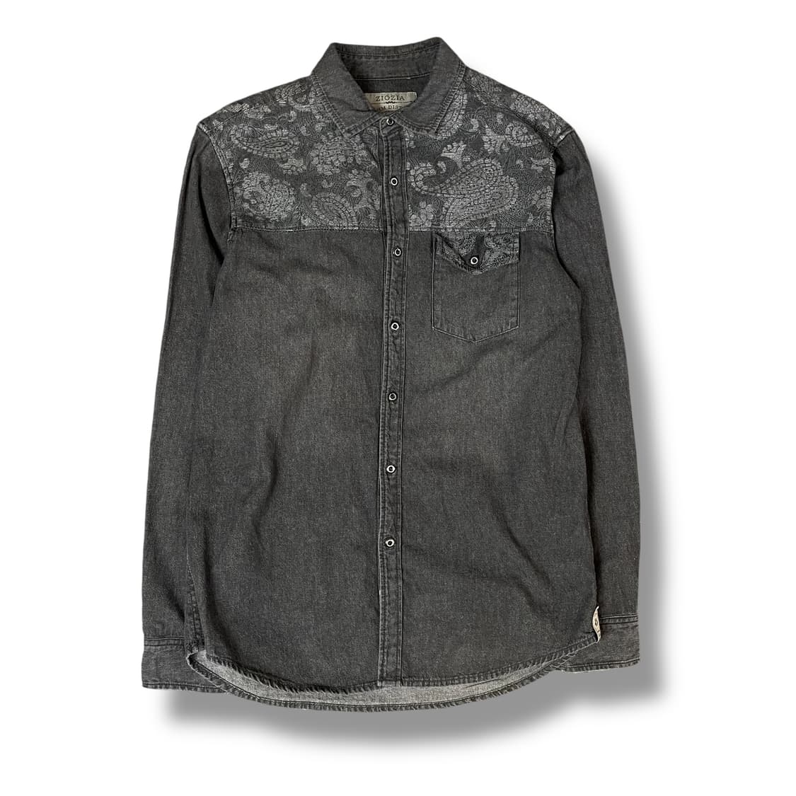 ZIOZIA 웨스턴 흑청 디스트릭트 헤리티지 데님셔츠 105 상품이미지1