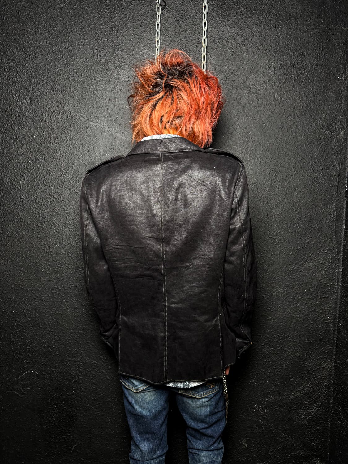 RATTLE TRAP – Black Matte Coated Blazer  상품이미지4