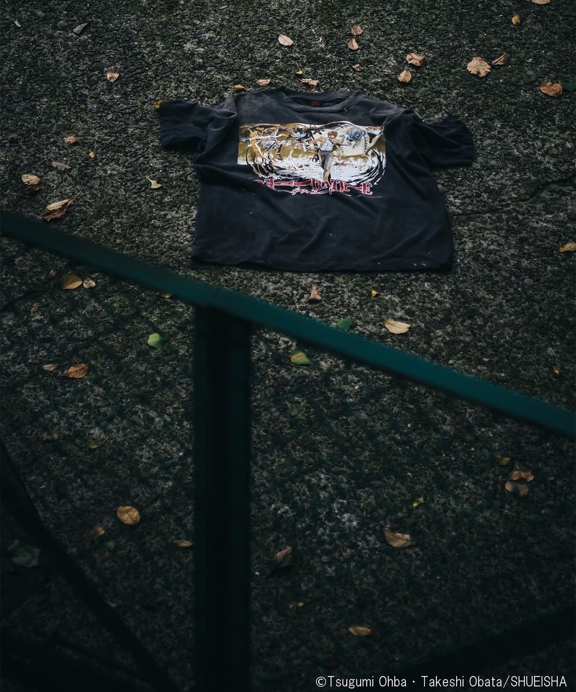 [새상품/XL] 세인트미카엘 X 데스노트 반팔 티셔츠 블랙 상품이미지4