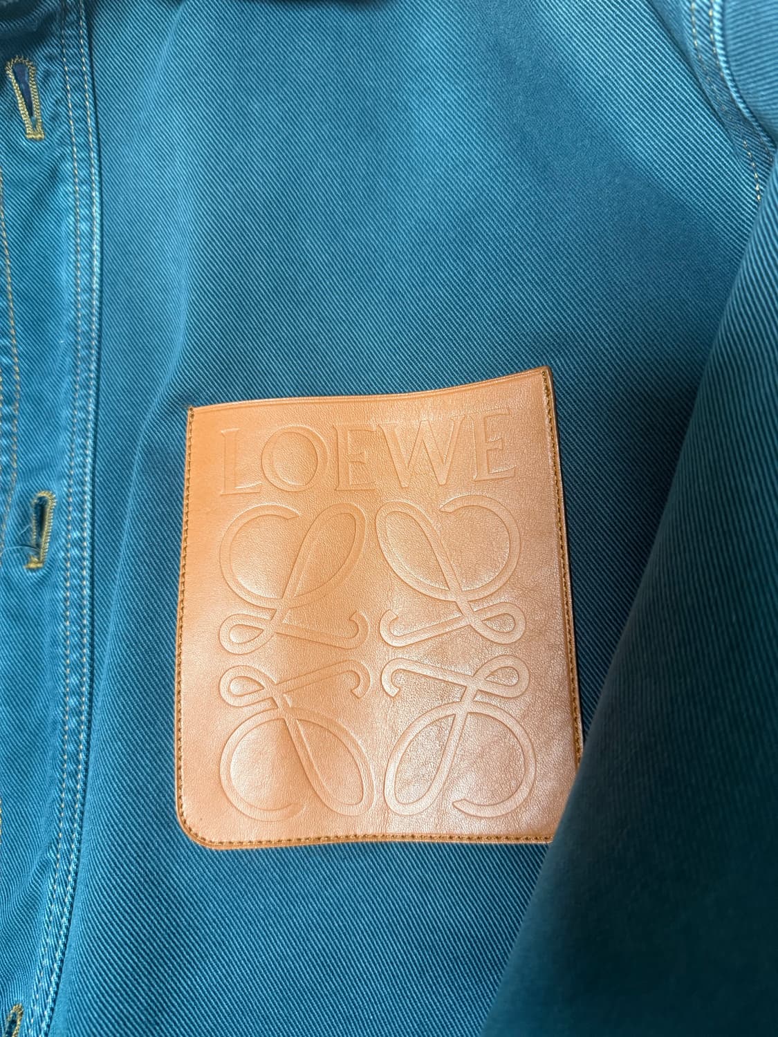 로에베 SHEARLING TRI PETROLEU 자켓 48사이즈 상품이미지2