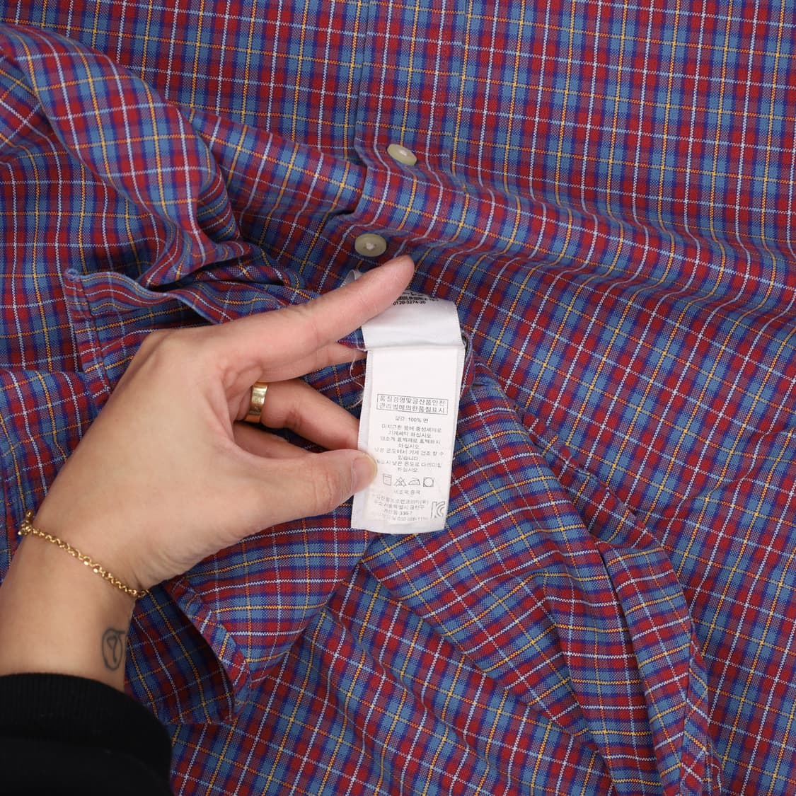 [M] 폴로랄프로렌 슬림핏 체크 셔츠 1231H1 상품이미지4
