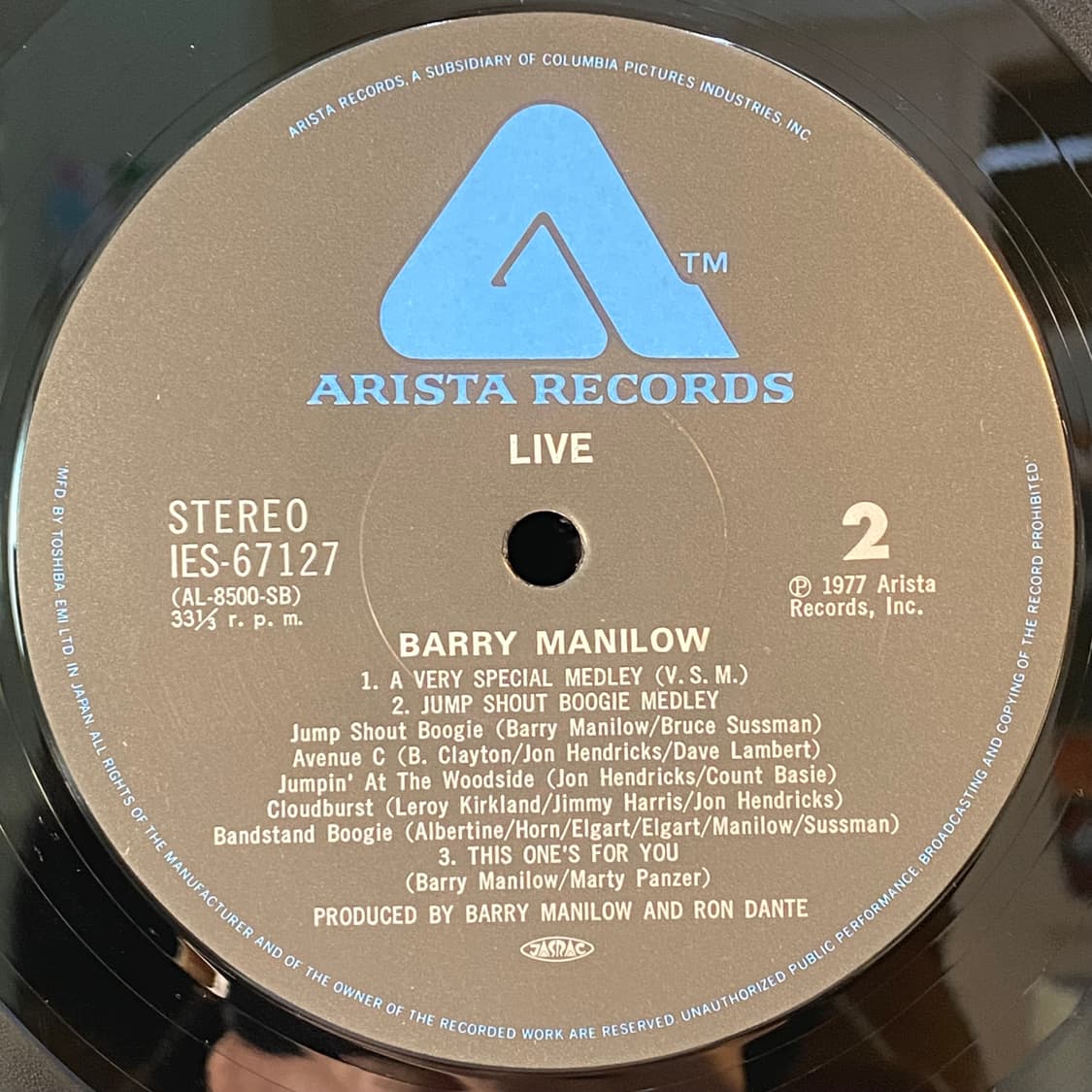 (중고LP-팝) Barry Manilow -Live (2LP) 상품이미지5