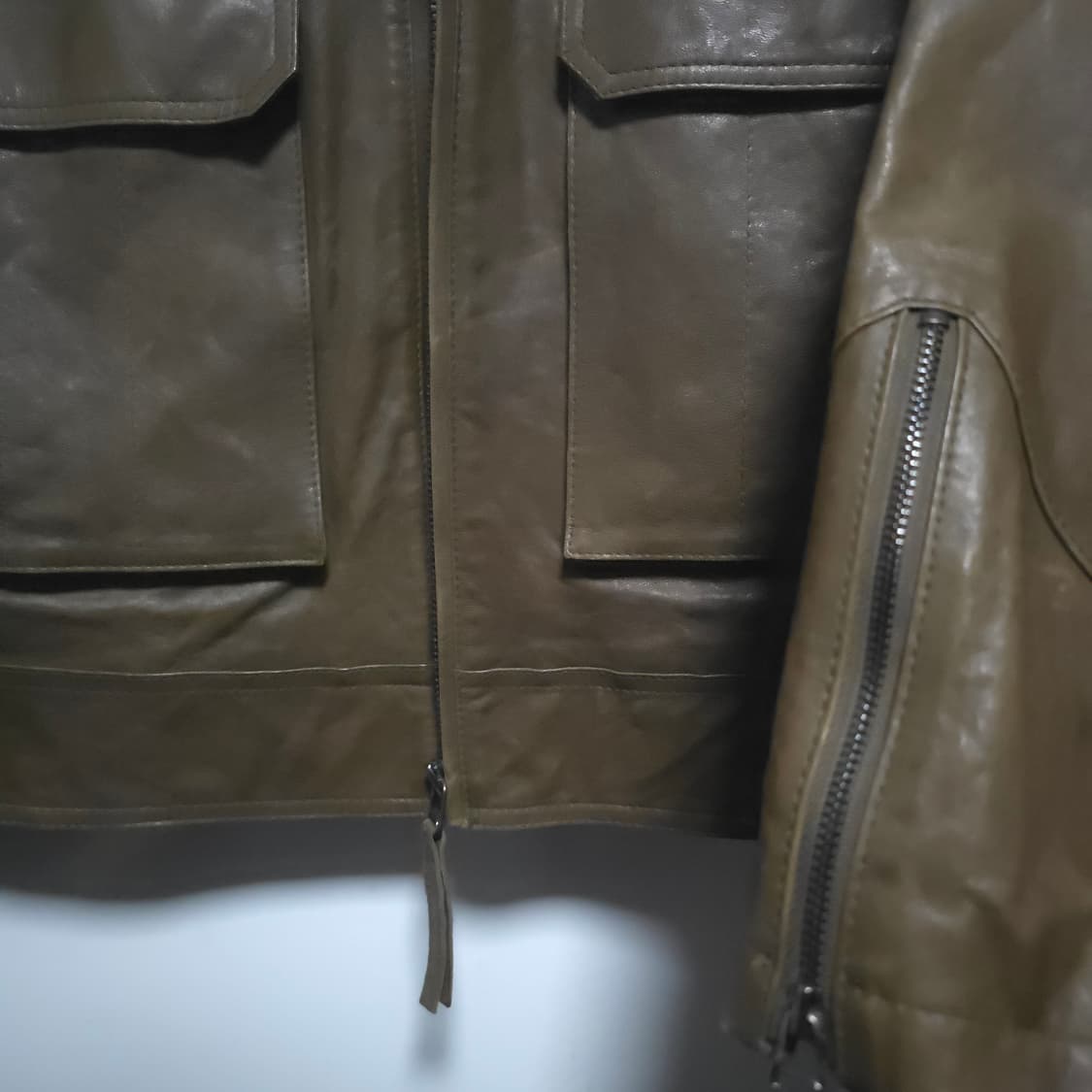 천연 양가죽 자켓 the studio K 남성 가죽자켓 100 상품이미지10