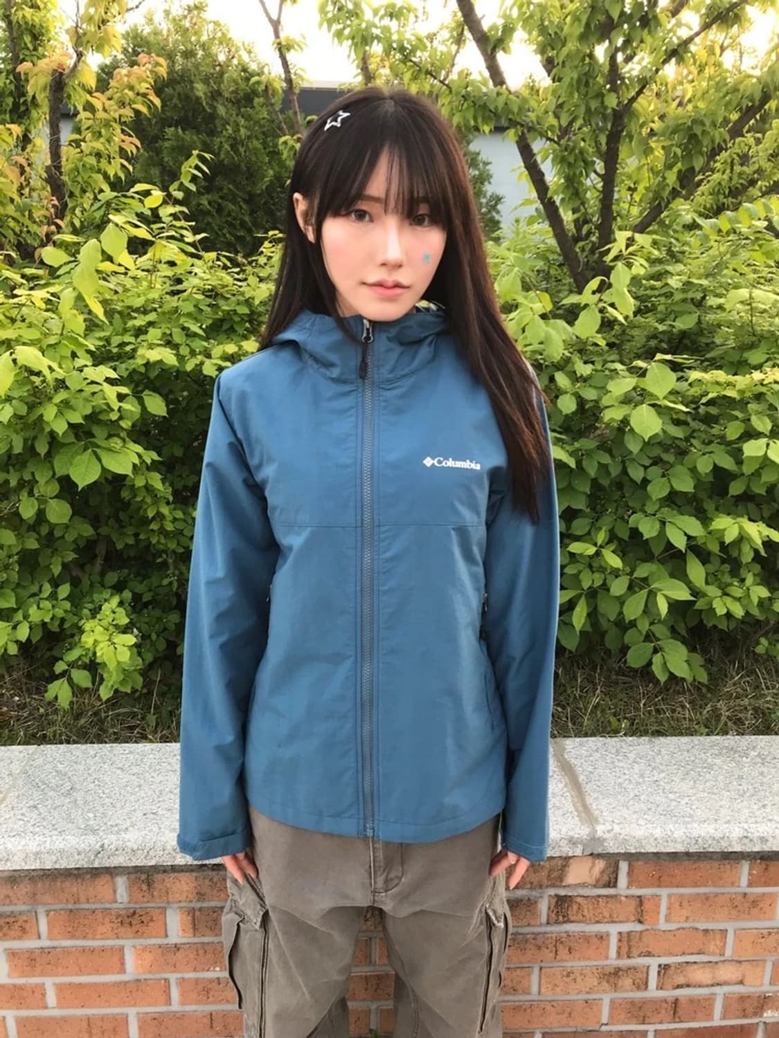 Columbia Sky Blue Windbreaker 상품이미지2