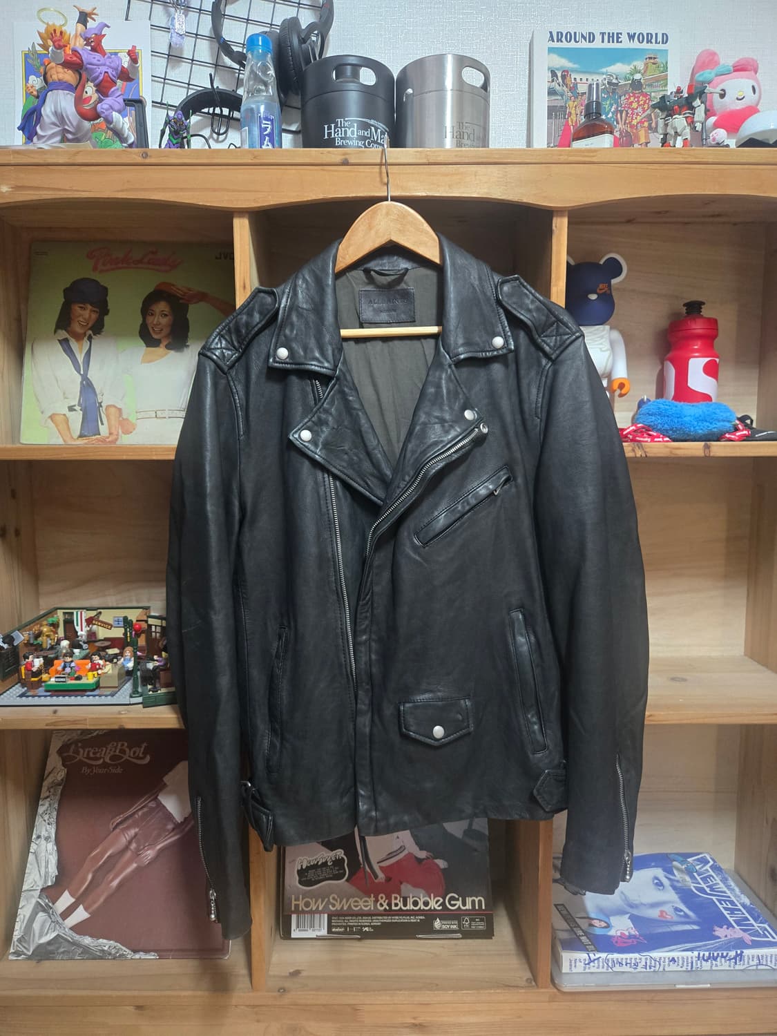 올세인츠 바이커 양가죽 자켓 M 100-105 상품이미지1