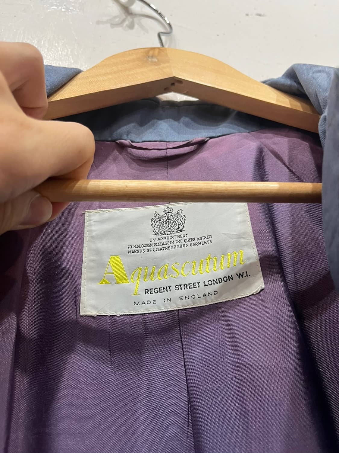 아쿠아스큐텀 트렌치코트 MADE IN ENGLAND 상품이미지4