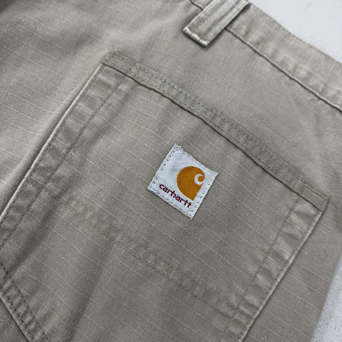 칼하트 OG 빅사이즈 더블니 카고 와이드 워크팬츠 상품이미지7