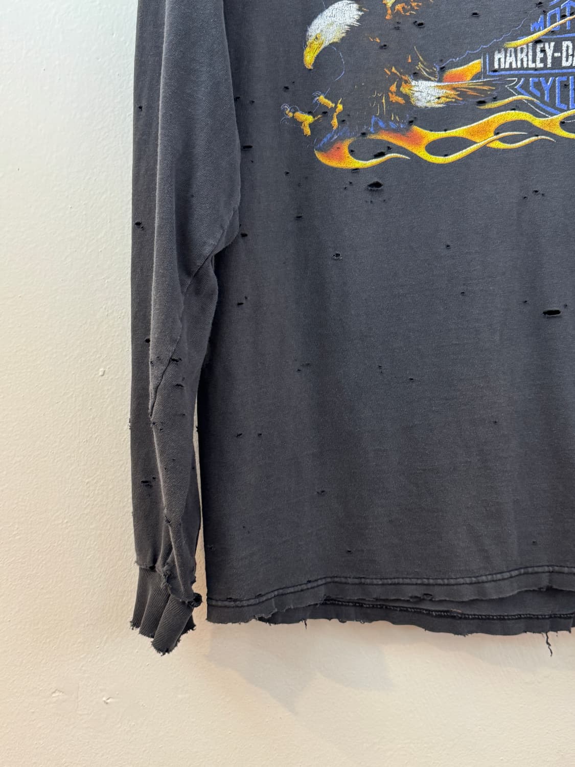 Harley davidson flame eagle faded long 상품이미지4