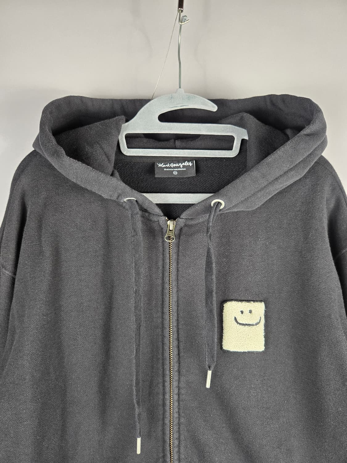 [무료배송]마크곤잘레스 M 남성 오버핏 후드 집업 블랙 상품이미지2