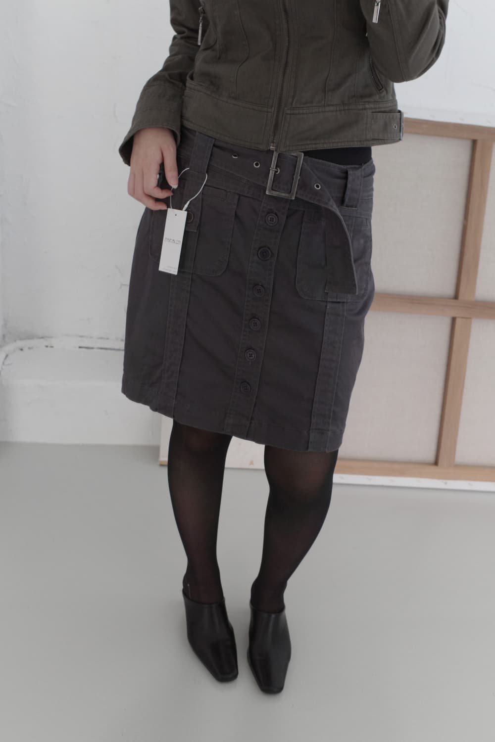 calvin klein) belt skirt  상품이미지5