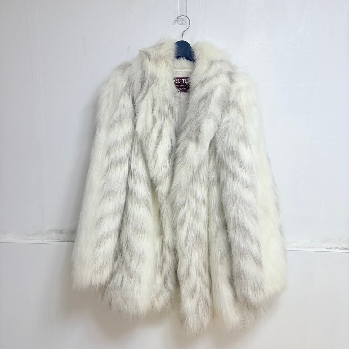 롱헤어 빈티지 에코 퍼코트 상품이미지3