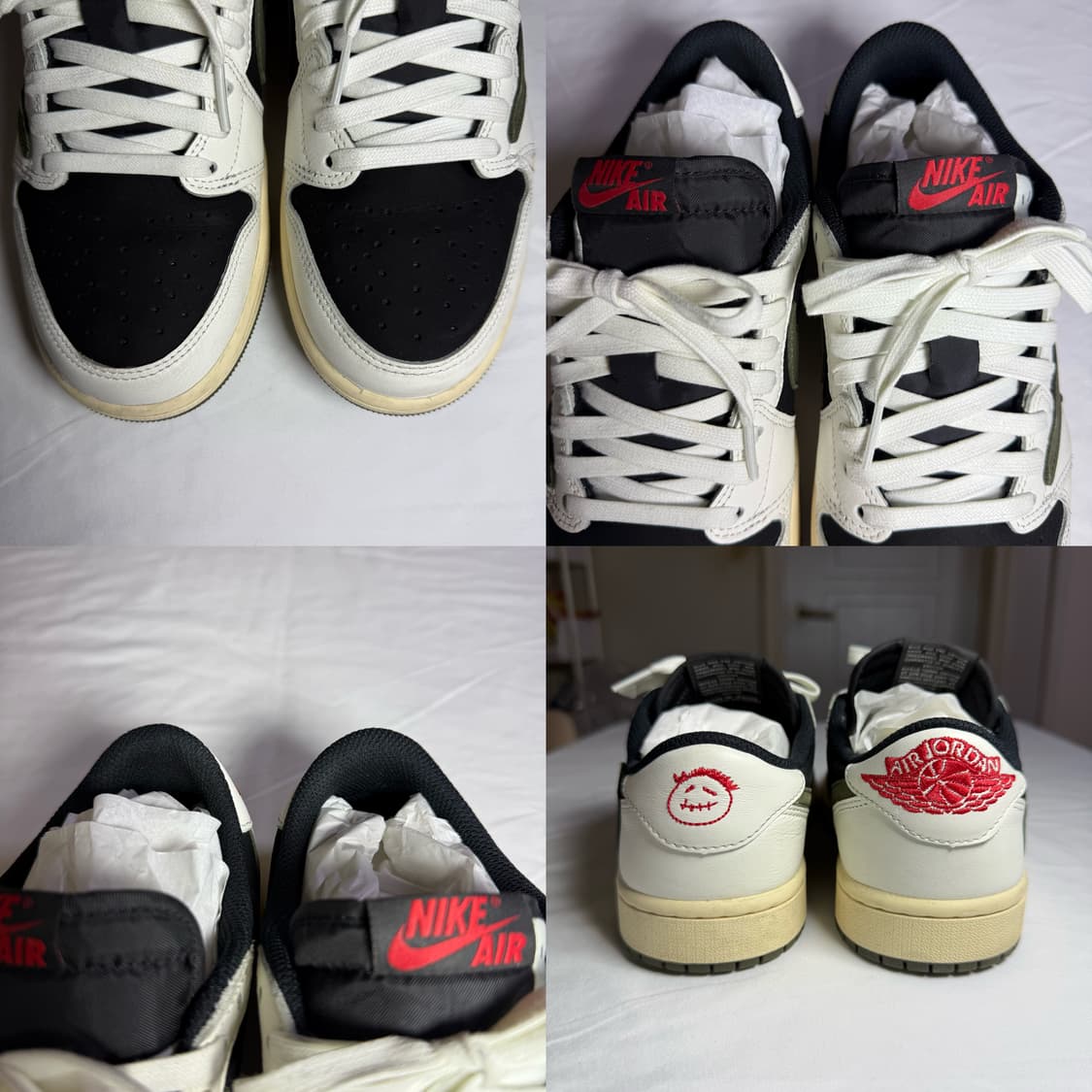 나이키 조던1 X 트래비스 스캇 레트로 로우 OG SP 스니커즈 상품이미지4