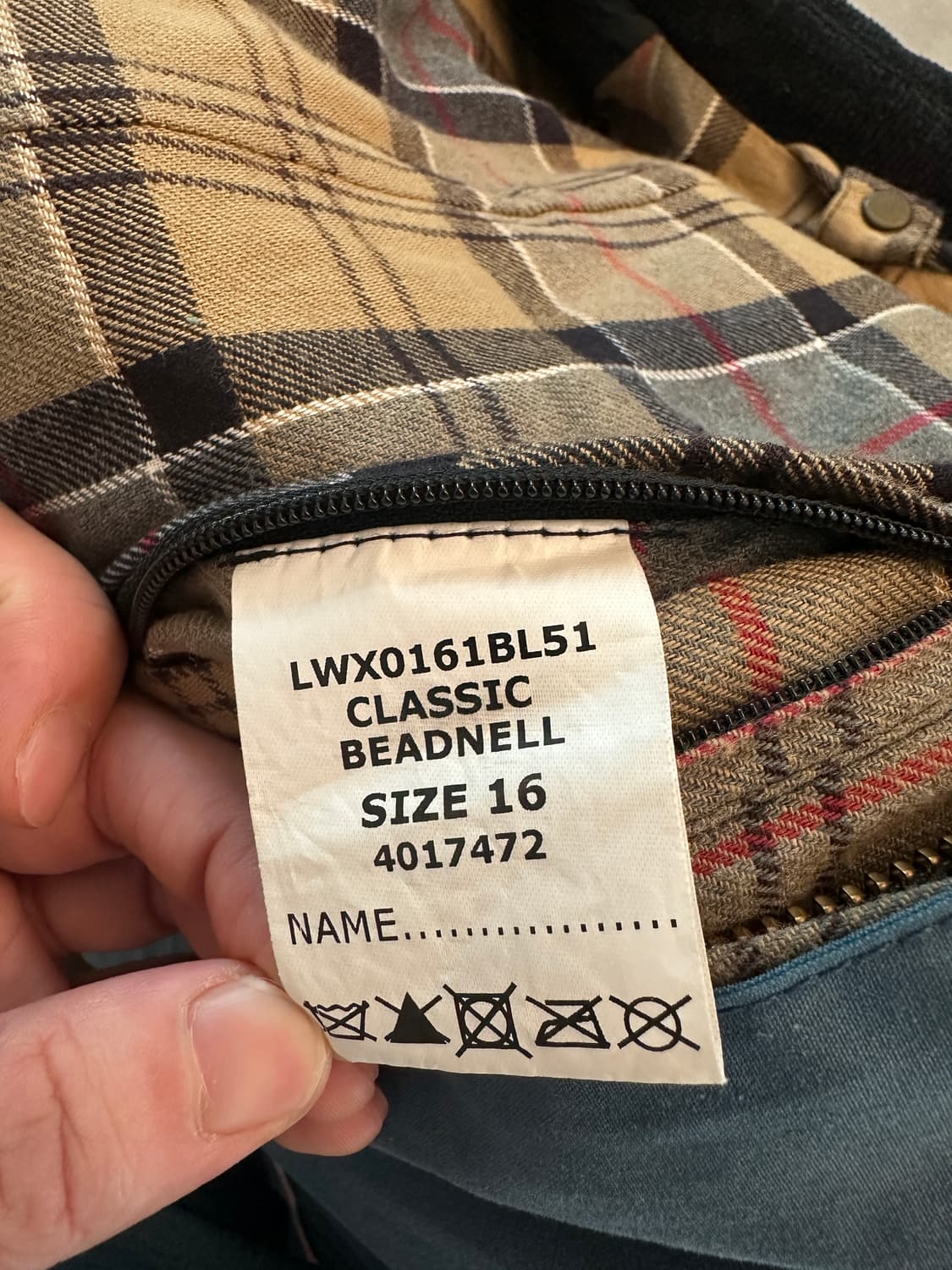 Barbour Classic Beadnell Wax Jacket 상품이미지8