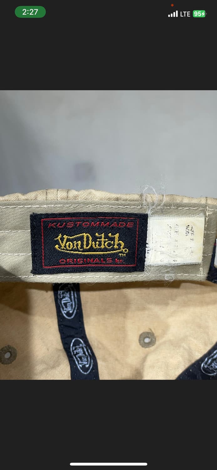 본더치 y2k 볼캡 모자 상품이미지5