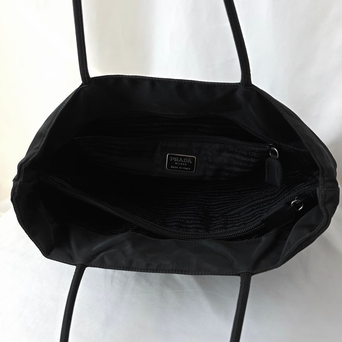 [정품 PRADA] 프라다 포코노 나일론 긴줄 숄더백 쇼퍼백 라지 상품이미지8