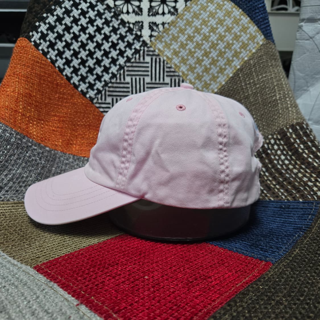 OS 폴로랄프로렌 구형 가죽끈 볼캡 핑크 상품이미지2