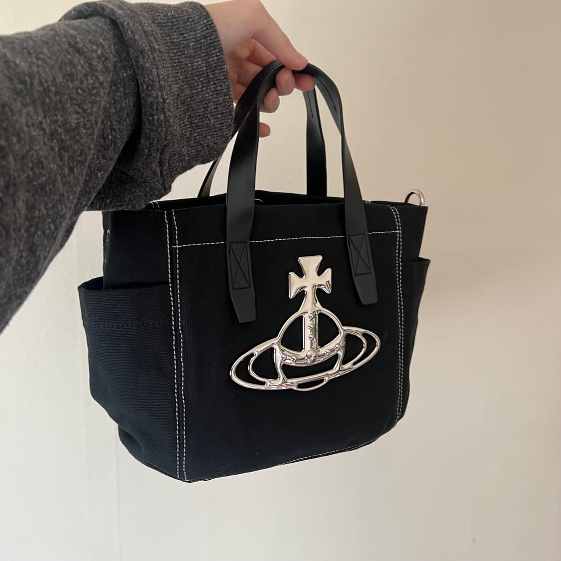 비비안웨스트우드 캔버스 토트백  상품이미지2