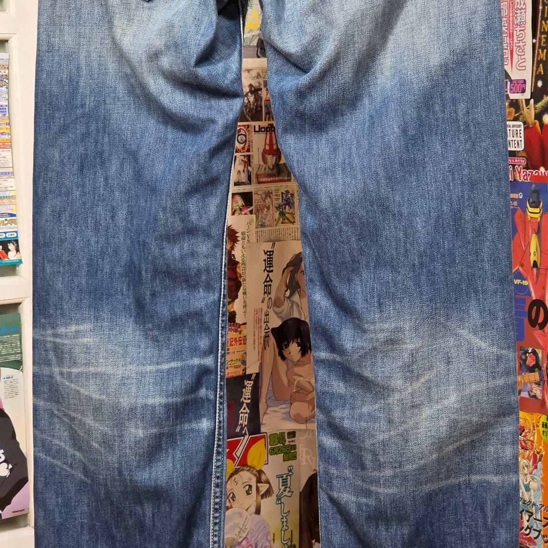 리바이스 504 워싱 데님 팬츠 상품이미지5