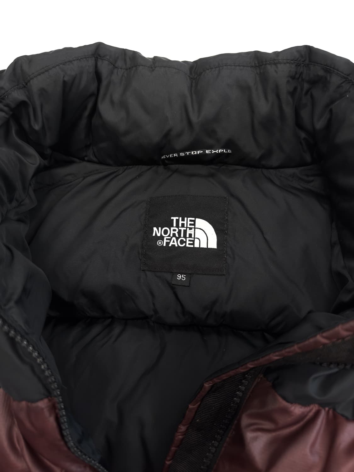 노스페이스 700 눕시2 구스다운 패딩 브라운 상품이미지4