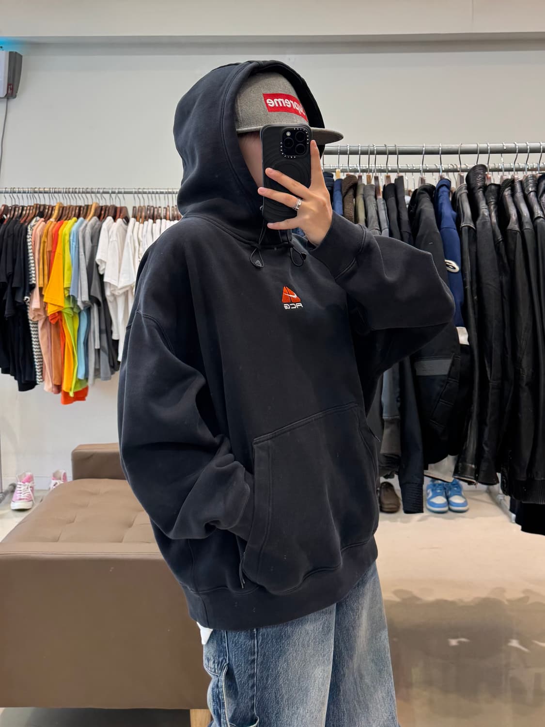나이키 ACG 써마핏 풀오버 플리스 후드 블랙  상품이미지7