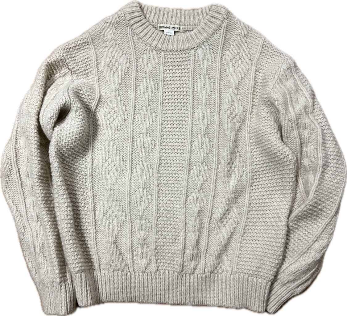 [토마스모어] 케이블 니트 상품이미지1
