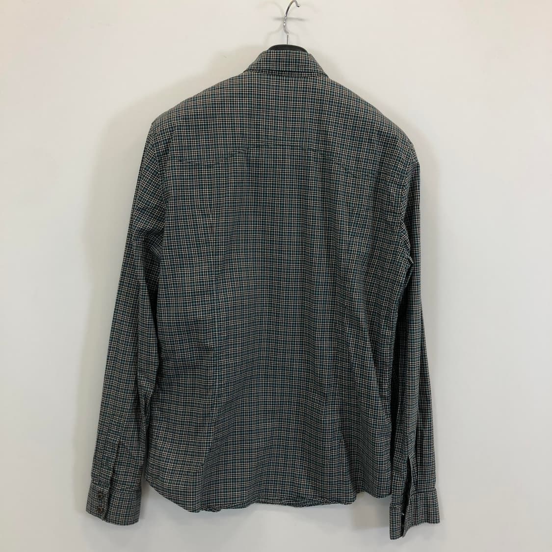 누디진 웨스턴 체크셔츠 M 스냅단추 상품이미지4