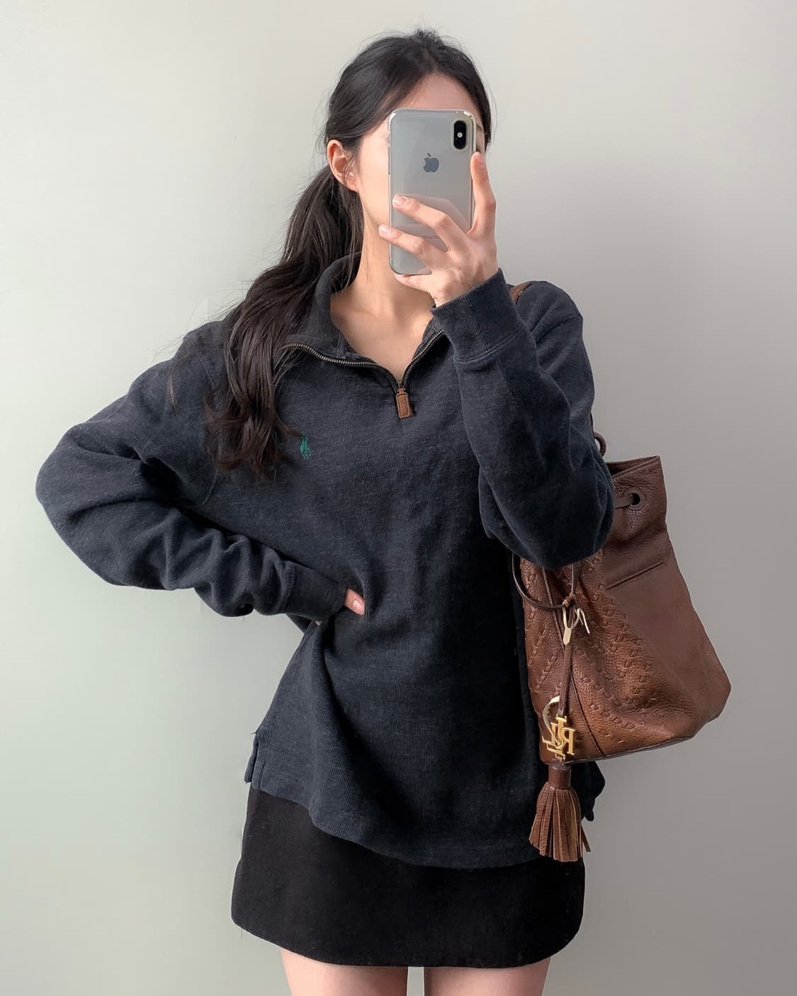 폴로 반집업 니트  상품이미지2