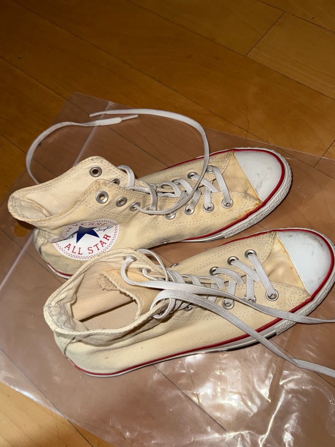 컨버스 올스타 버터색 하이 스니커즈 250 상품이미지2