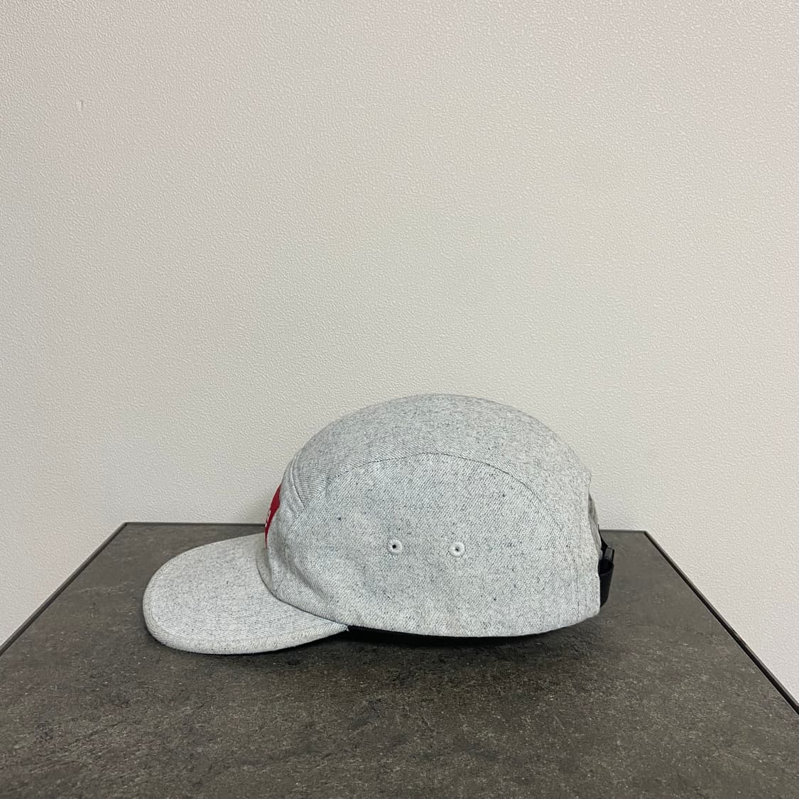 (OS) 슈프림 박스로고 캠프캡 모자 데님 내츄럴 화이트 상품이미지2