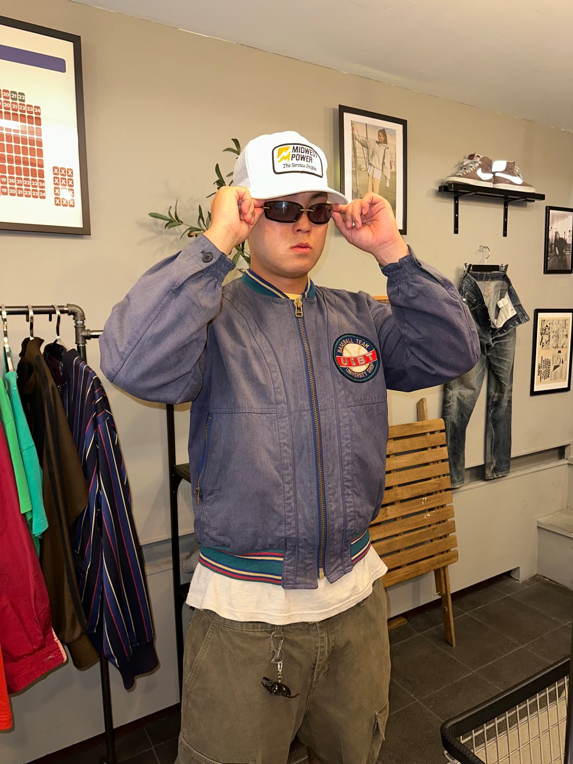 90’s Japanese USBT baseball boomber JK 상품이미지1