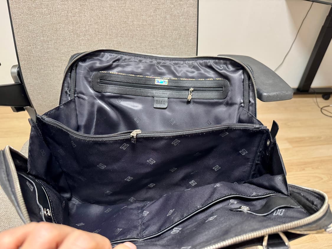 DAKS LONDON 닥스 런던 천연가죽 서류가방 비즈니스백 숄더백 겸용 상품이미지6