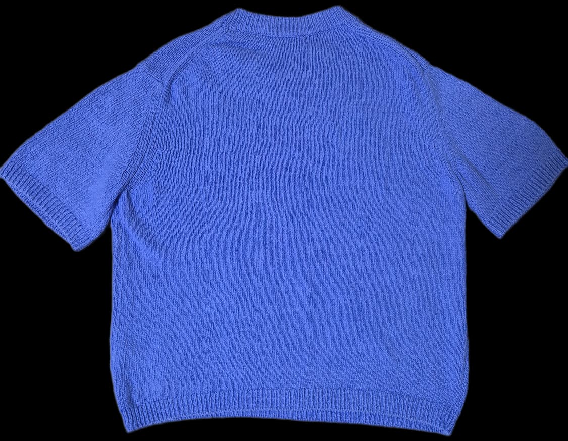 르바 Levar 반팔 부클 니트 바이올렛 상품이미지7