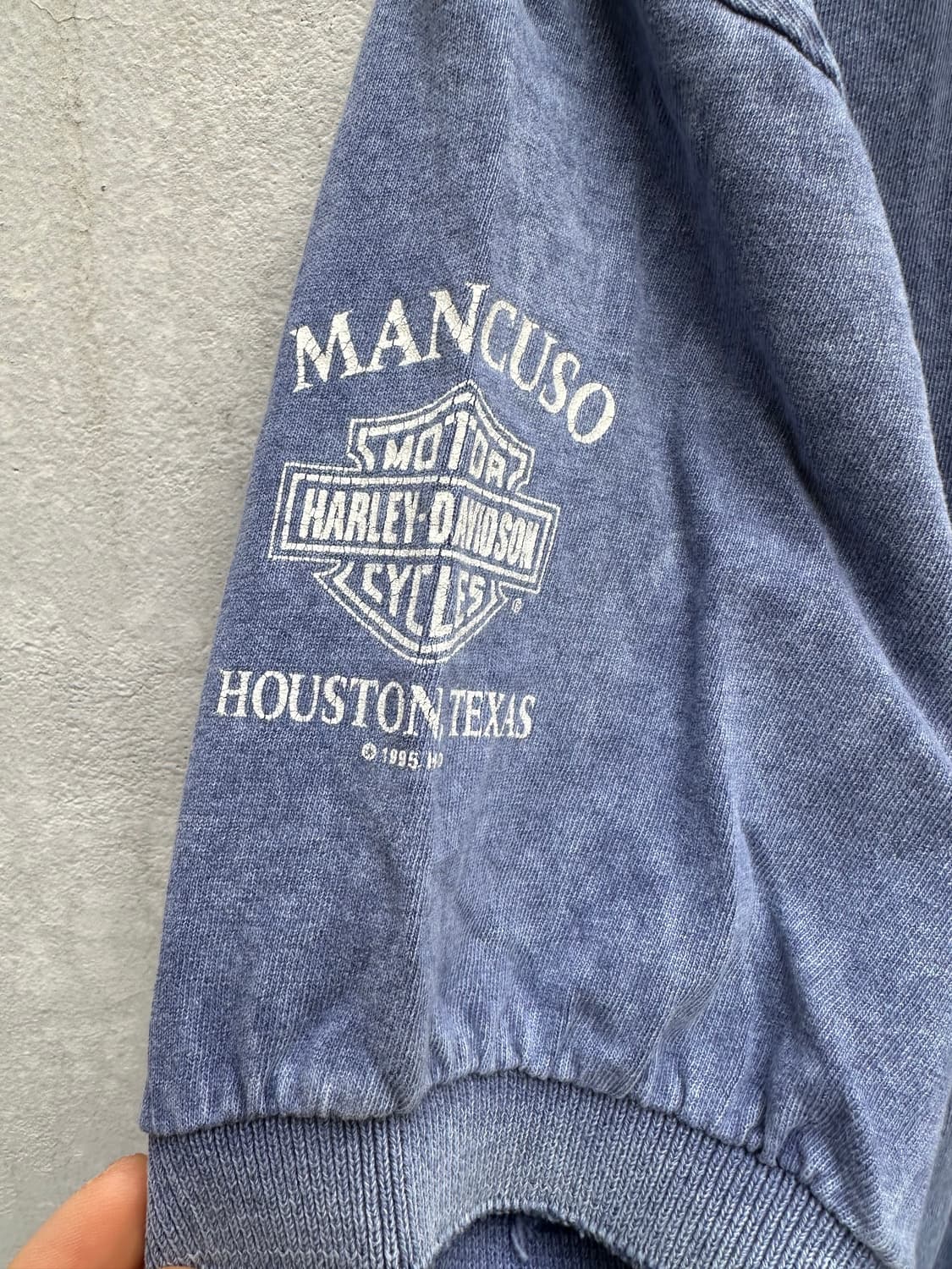 [할리데이비슨] •90s Vintage Polo Shirt 상품이미지3