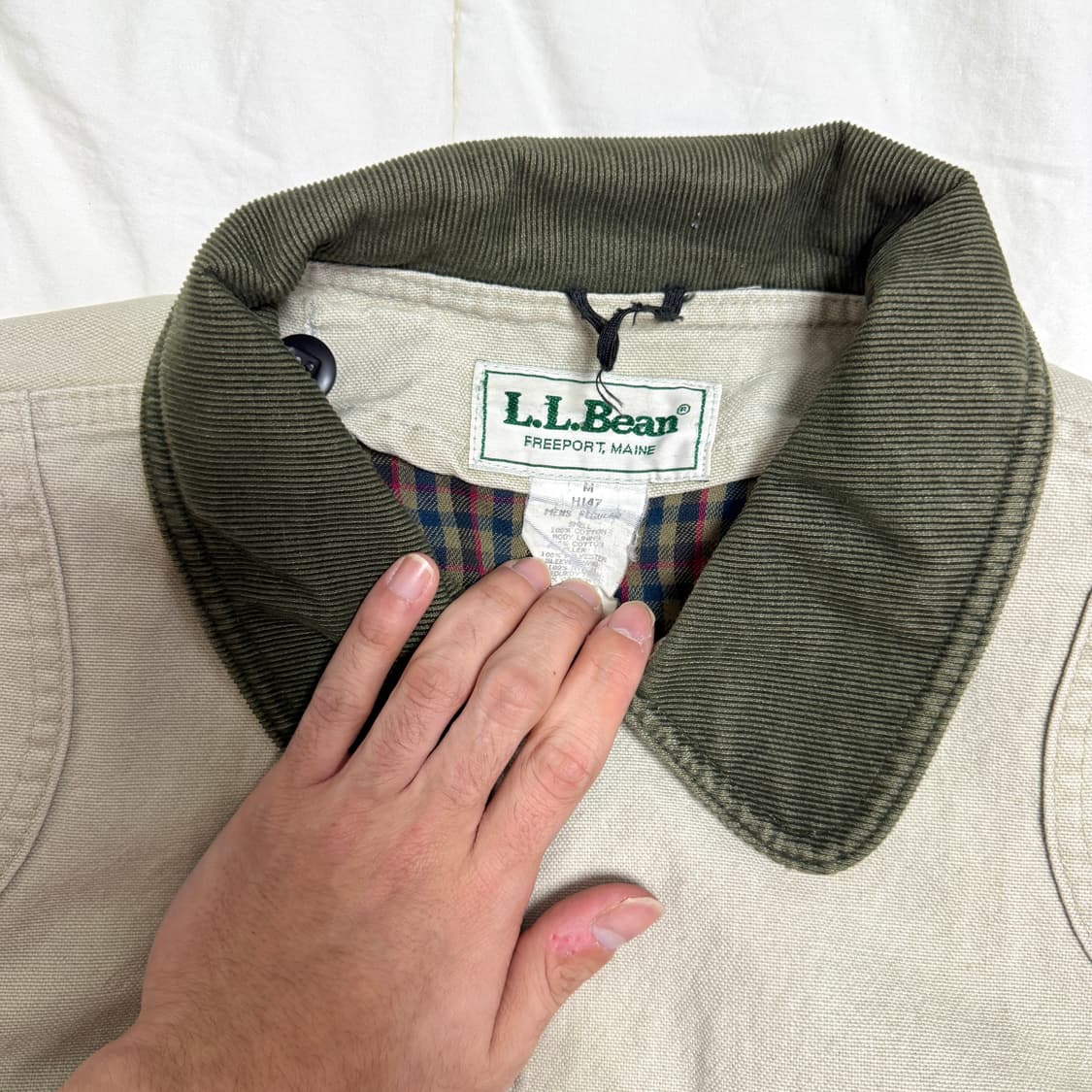 L.L.Bean 빈티지 코듀로이 카라 자켓 M 상품이미지2