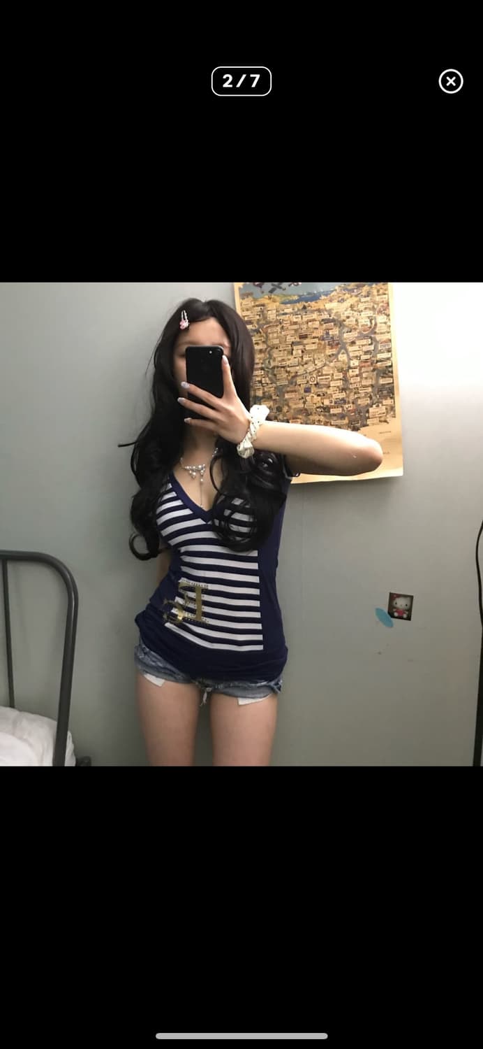 에고이스트 갸루 줄무늬 대장템 상품이미지2