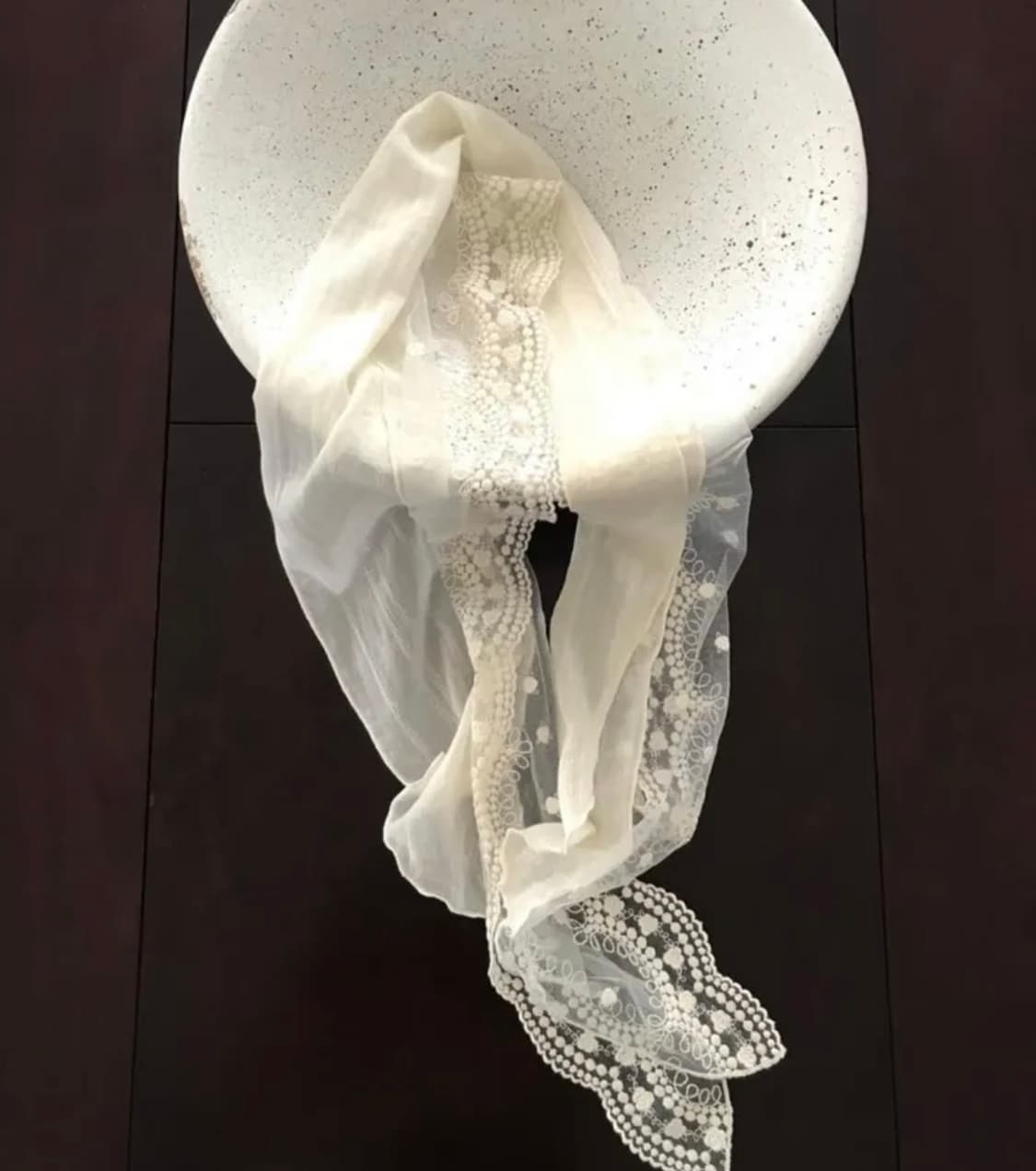 플라워 레이스 스카프 새상품 상품이미지1