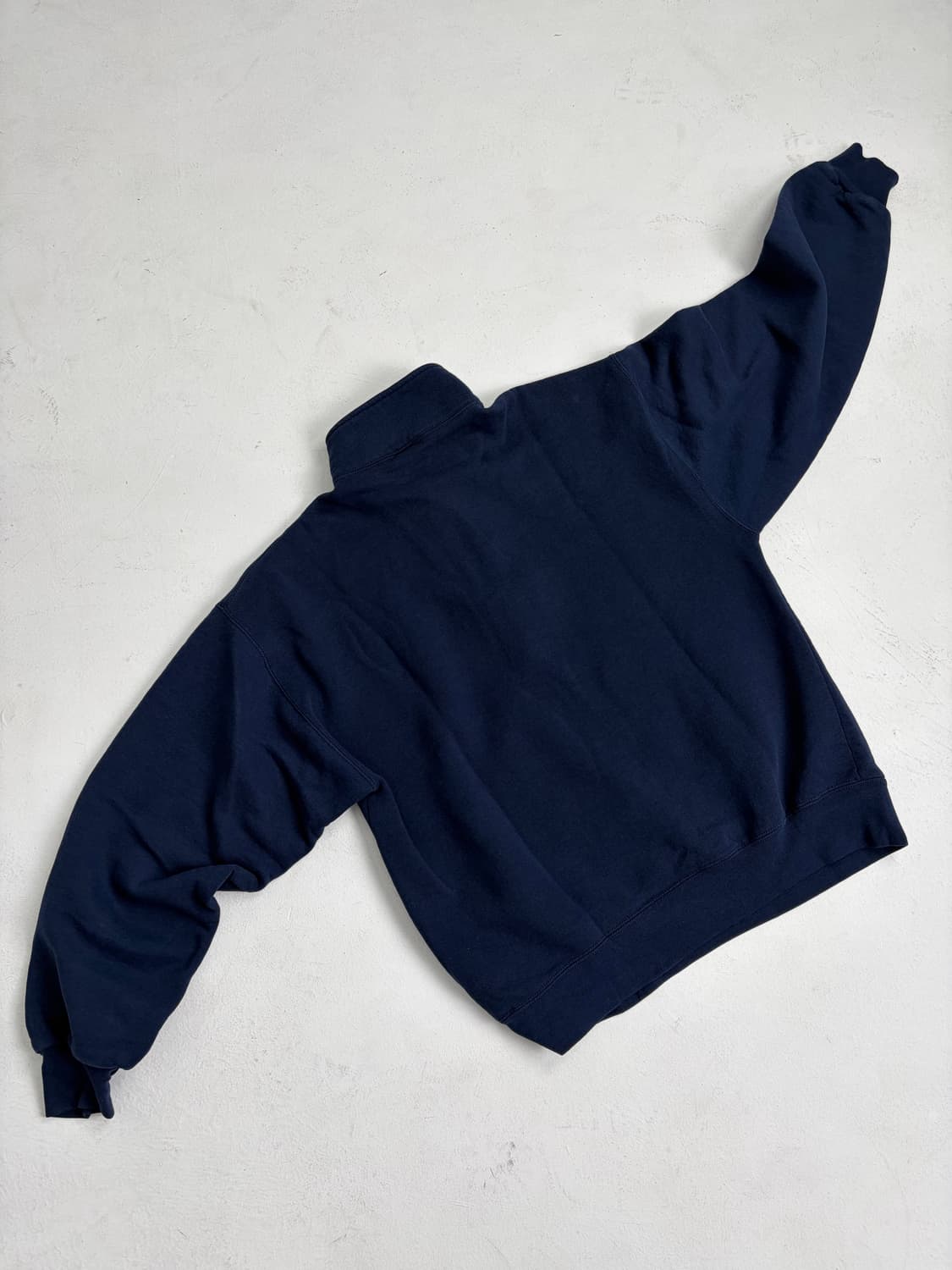 90s Russell Quarter Zip Sweatshirt (navy 상품이미지2