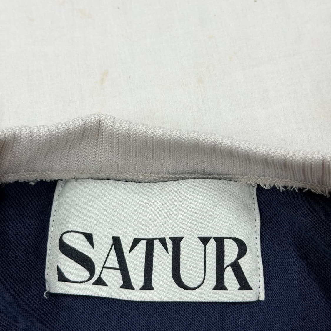 세터 여성 자수 보야지 반팔 네이비 핑크 M 상품이미지4