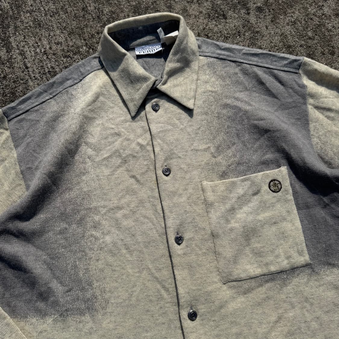 [XL~XXL] 90s Gianfranco Ferre 니트 셔츠 상품이미지6