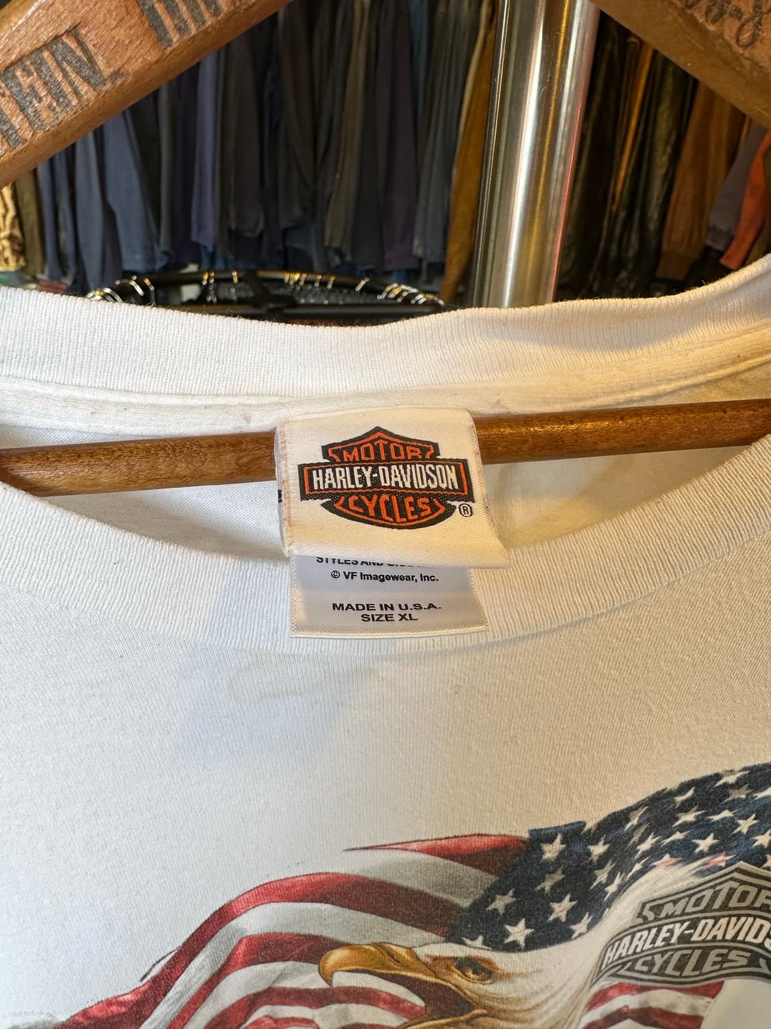 할리데이비슨 프린팅 롱슬리브 티셔츠 2007 made in usa 상품이미지10