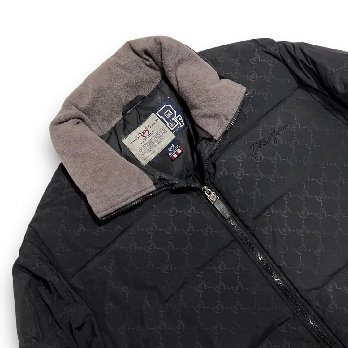 팻 팜 00s 모노그램 로고 패턴 올드스쿨 힙합 패딩 점퍼 상품이미지4