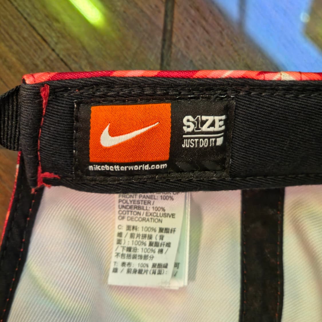 나이키 패턴 스냅백 상품이미지5