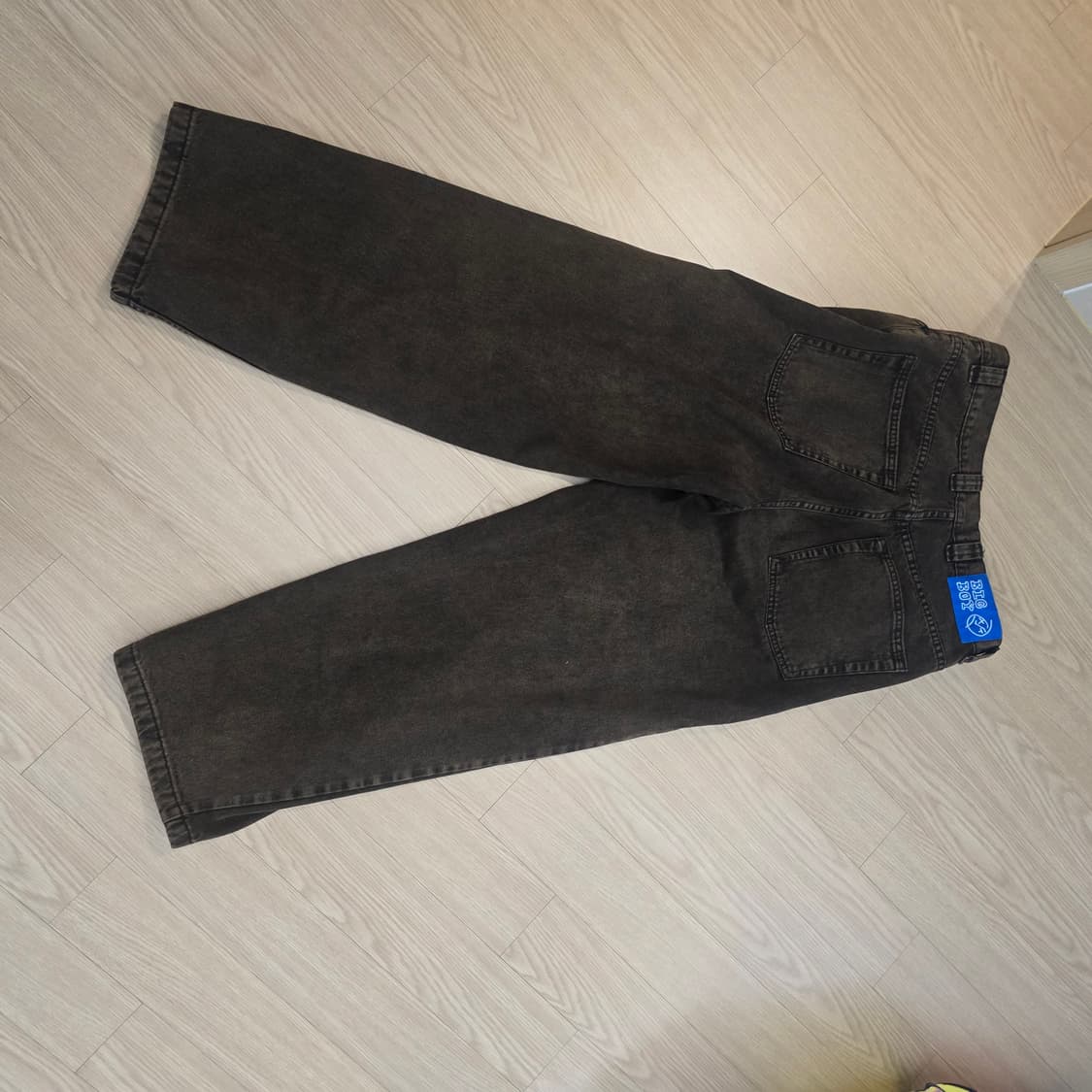 [M]폴라스케이트 빅보이 데님 진 브라운 블랙 상품이미지5