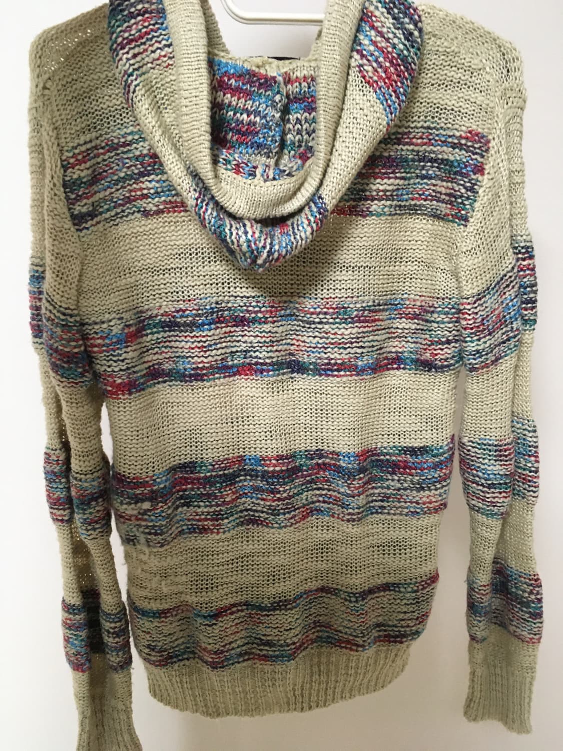 빈티지 베이지 단추 후드 상품이미지3